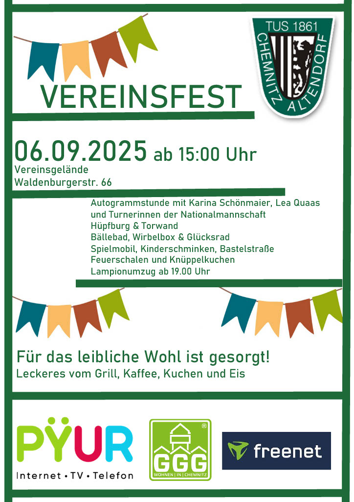 Poster Vereinsfest
